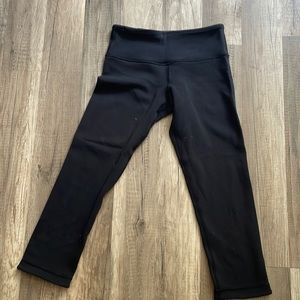 Reversible black and grey lululemon leggings size 2